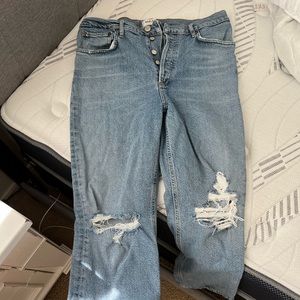 AGOLDE Distressed Denim Jeans